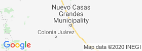 Nuevo Casas Grandes map